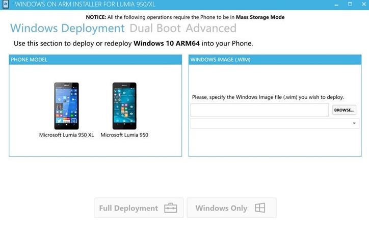 ΢Lumia 950 XLˢWindows 10 ARM64ͼĽ̳װ