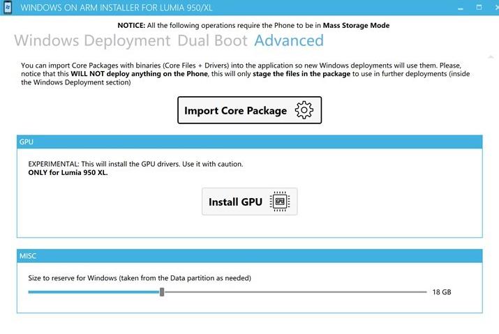 ΢Lumia 950 XLˢWindows 10 ARM64ͼĽ̳װ