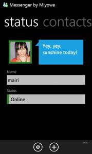 ˭ΪWindows Phone 7Messenger