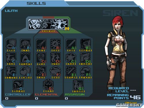 《无主之地》资料:Lilith技能介绍