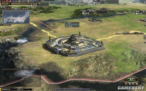 《信长之野望13:天道》用VAN大修改器從劇本改出巨城