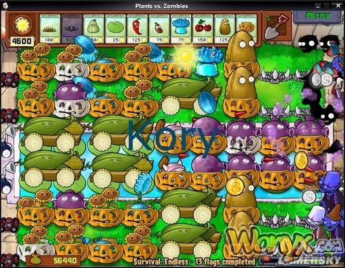 《植物大战僵尸》Endless63波两种阵法攻略心得