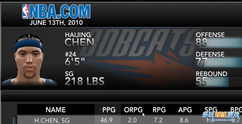 ��NBA2K10���Ӳ����ܾ���MVP