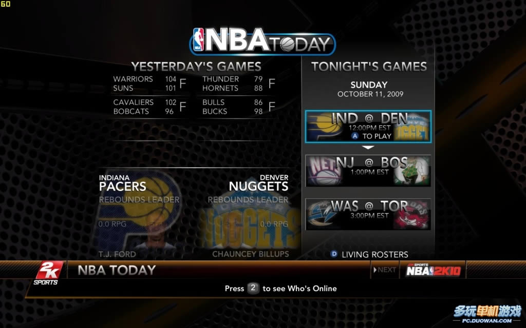 ��NBA2K10������ע������ ����������