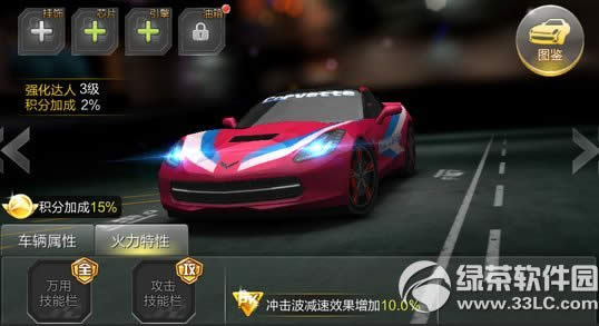 天天飞车科尔维特满级属性如何 科尔维特属性图介绍