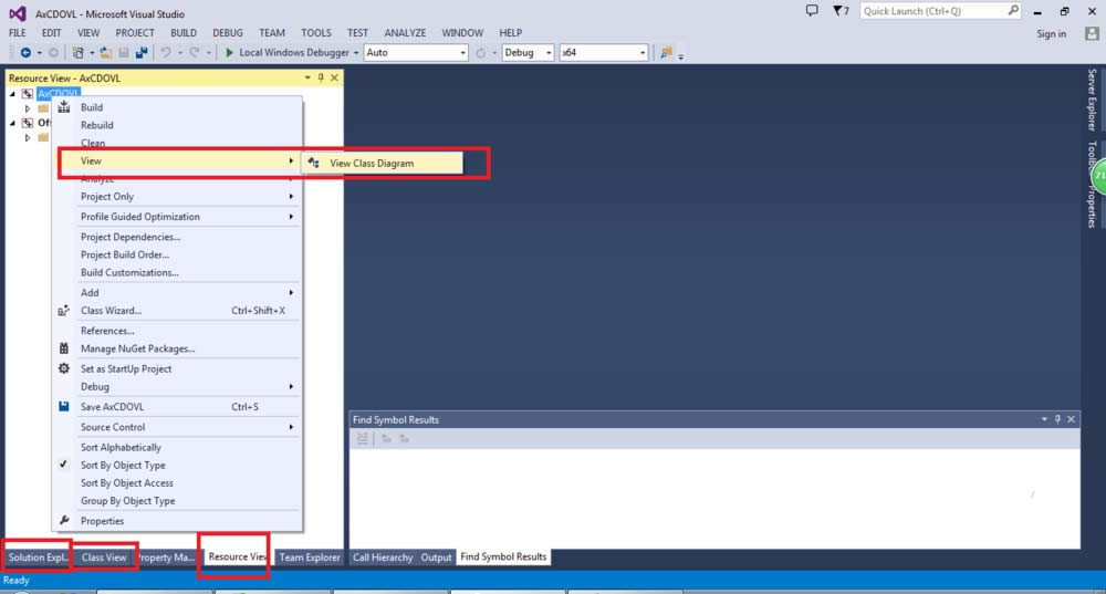 VS2013β鿴ĿClass Diagramͼ?