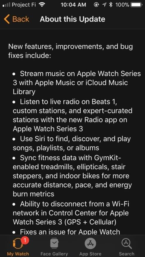 watchOS4.1ʽɶ watchOS4.1ʽһЩ