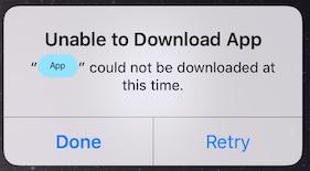 unable to download appɶ˼ unable to download appδ