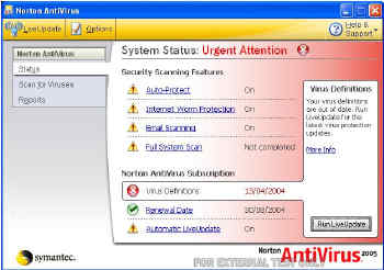 Norton AntiVirus 2005԰ͼ