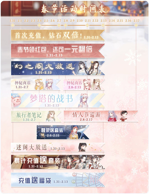 暖暖环游世界2019春节活动时间表_暖暖环游世界2019春节活动时间表一览