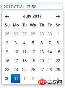 bootstrap datetimepickerڲЧ룩