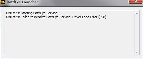 driver load error998ΰ죿driver load error998