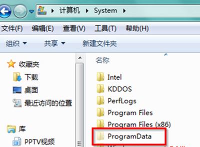 win7ϵͳCprogramdataļɶط